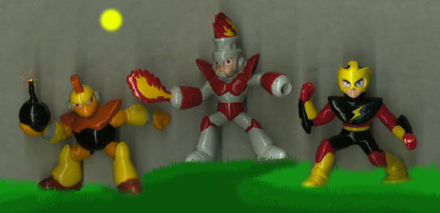 mega man action figures bandai